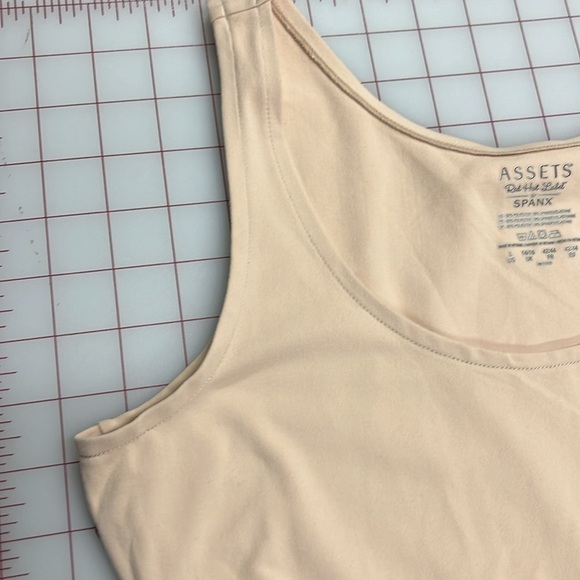 SPANX Assets Red Hot Label 4-Way Tank Shapewear Slip in Tan SZ L - Picture 6 of 13